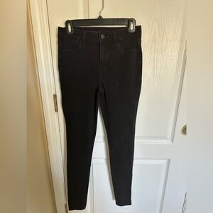 American Eagle High Rise Jegging Dream Stretch • Size 4 Long • Black Wash